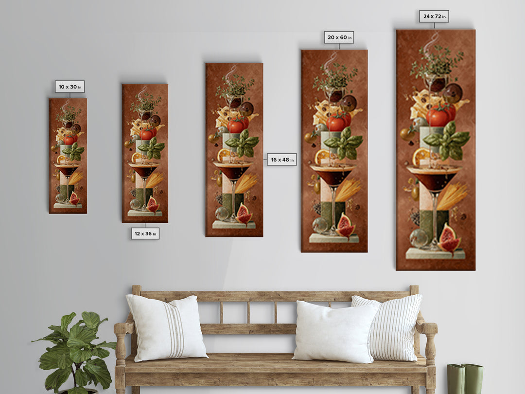 Espresso Martini Coffee Cocktail Still Life Canvas Print, Coffee Shop Art, Fine Art Print, Cafe Decor, Fine Art, Cafe, CSA-1x3-5