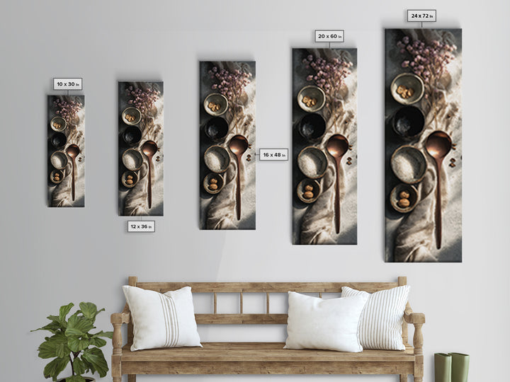 Moody Dark Roast Still Life Framed Canvas Print, Coffee Shop Art, Moody Wall Art, Cafe Decor, Fine Art, Cafe, Luxury Decor, CSA-1x3-92