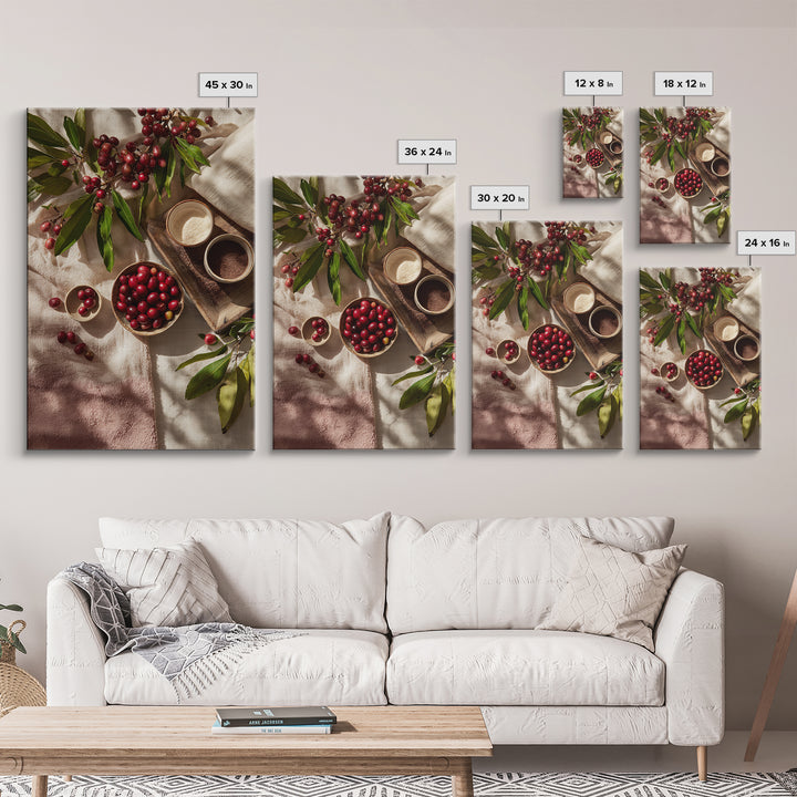 Coffee Farm Landscape Canvas Print, Coffee Shop Art, Fine Art Print, Cafe Decor, Fine Art, Cafe, Printable, Printable Wall Art, CSA-2x3-7