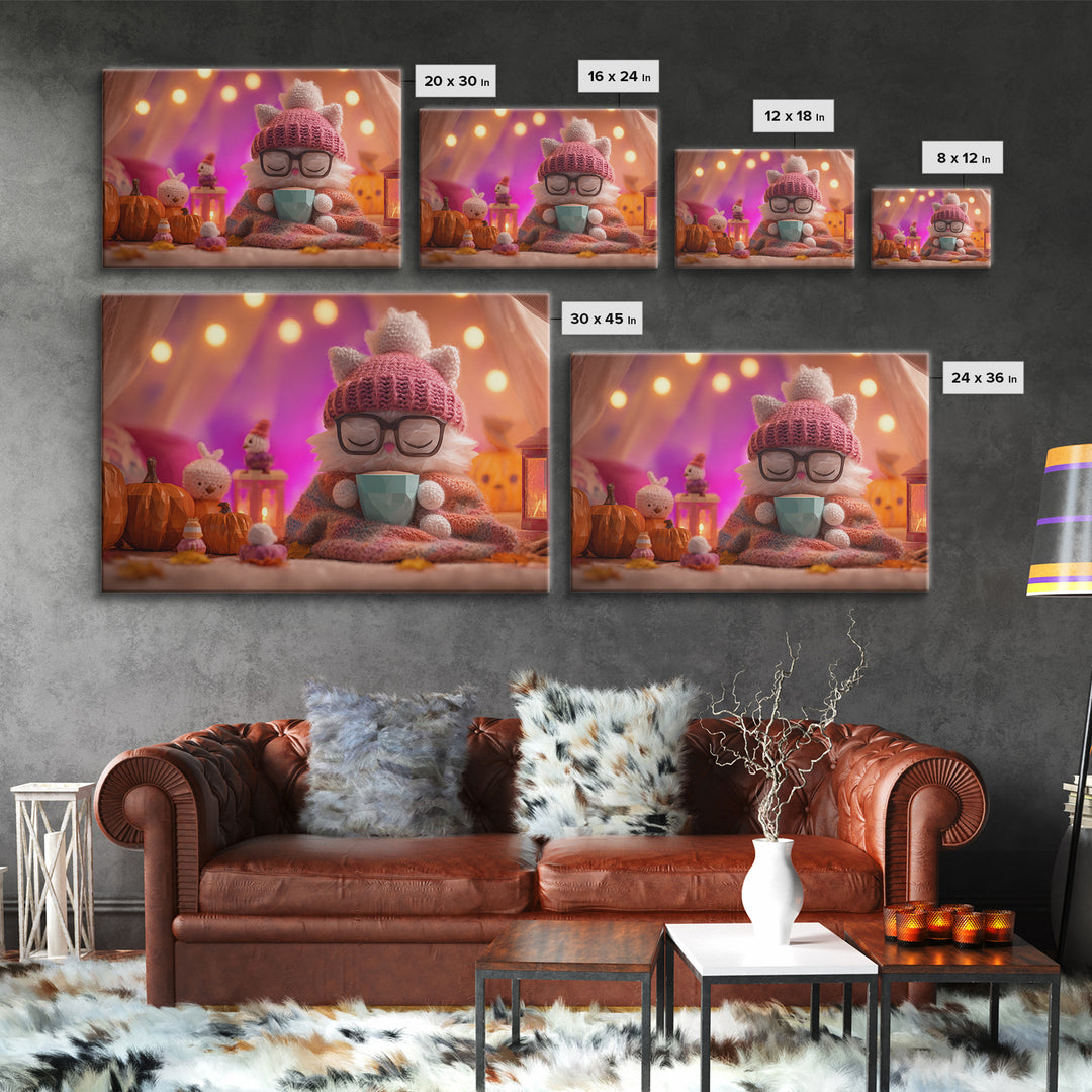 The Costume Photo Booth, 80s Halloween Wall Art, Landscape Wall Art, Canvas Print, Retro Halloween Decor, Neon Wall Art, Macabre Wall Art