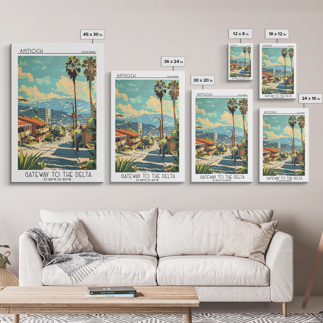 Antioch Travel Poster, Canvas Print, Poster Print, Travel Wall Art, Gallery Wall Set, Home Office Decor, Travel Print, City Wall Art
