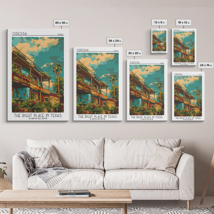 Odessa Travel Poster, Canvas Print, Poster Print, Travel Wall Art, Vintage City Poster, Art Print, Gallery Wall Set, Vintage Posters