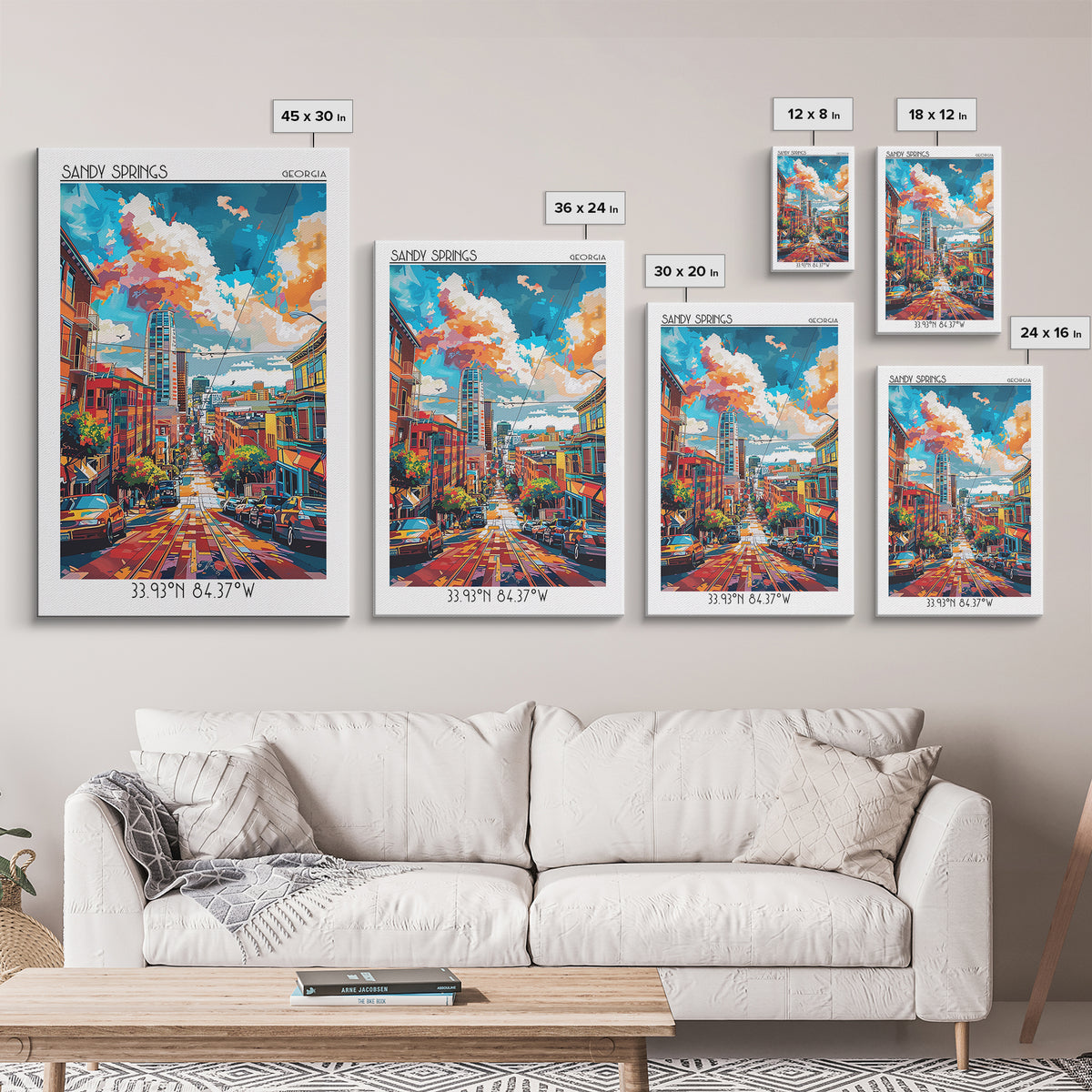 San Mateo Travel Poster, Framed Canvas Print, Vintage Travel Print, City Wall Art, Minimalist Poster, Poster Print, Travel Art Print