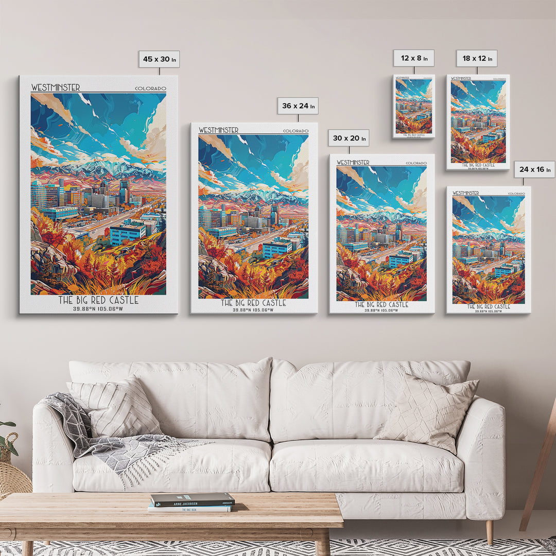 West Valley City Travel Poster, Canvas Print, Poster Print, Travel Wall Art, City Illustration, Home Office Decor, Minimalist Poster