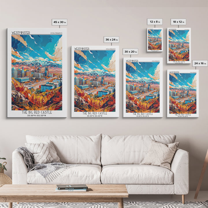 West Valley City Travel Poster, Canvas Print, Poster Print, Travel Wall Art, City Illustration, Home Office Decor, Minimalist Poster