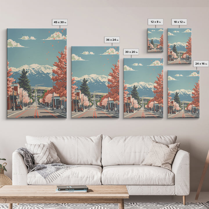 Arvada Travel Poster, Canvas Print, Poster Print, Travel Wall Art, Wanderlust Gift, Travel Art Print, Retro Travel Poster, Art Print