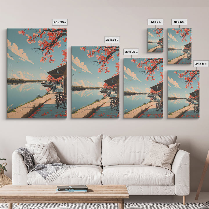 Conroe Travel Poster, Framed Canvas Print, Poster Print, Travel Wall Art, Retro Travel Poster, Living Room Wall Art, Wanderlust Gift