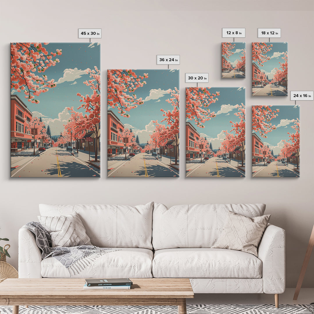 Fairfield Travel Poster, Framed Canvas Print, City Art Print, Travel Wall Art, Living Room Wall Art, Wanderlust Gift, Travel Posters
