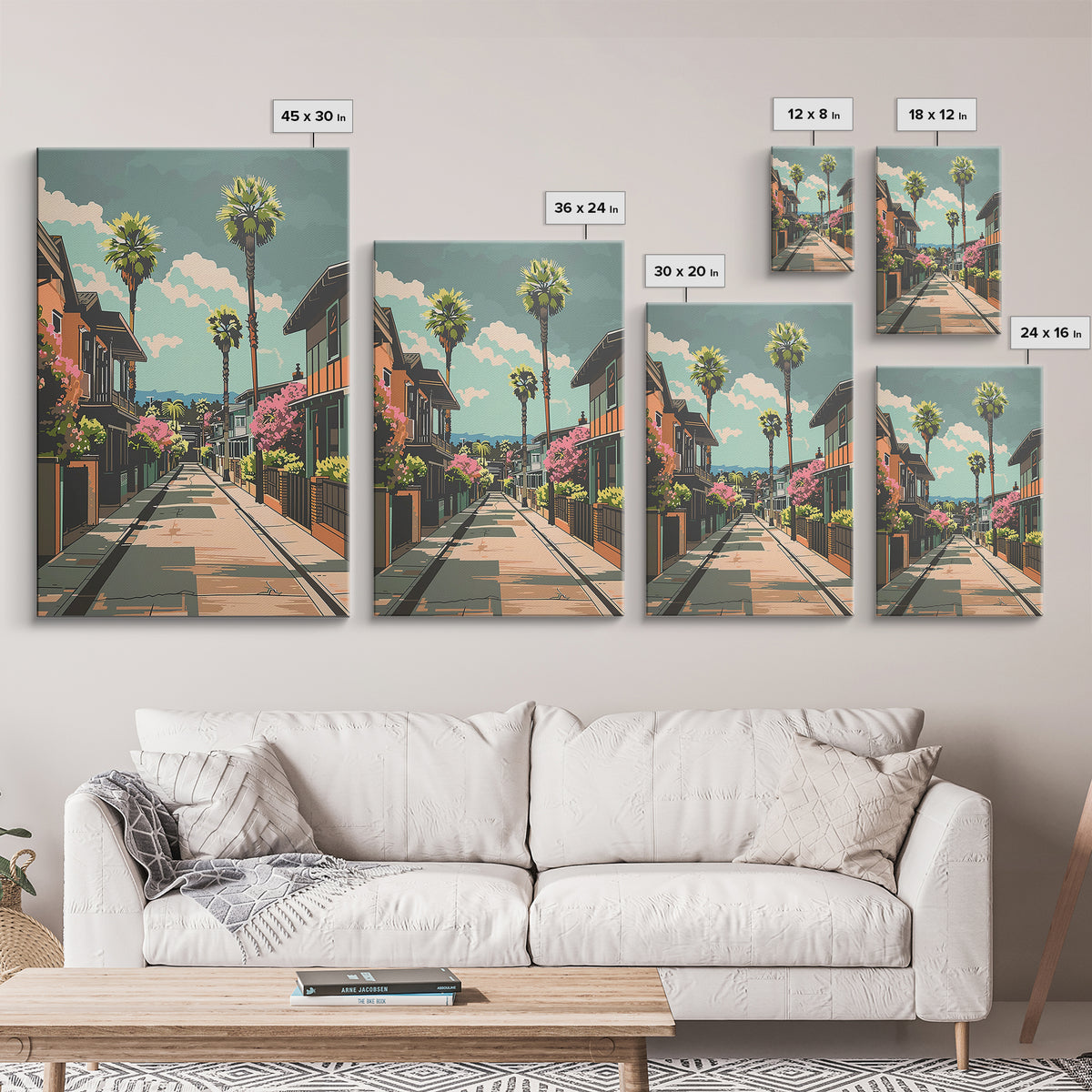 Fremont Travel Poster, Framed Canvas Print, Poster Print, Travel Wall Art, Vintage Travel Print, Living Room Wall Art, City Wall Art