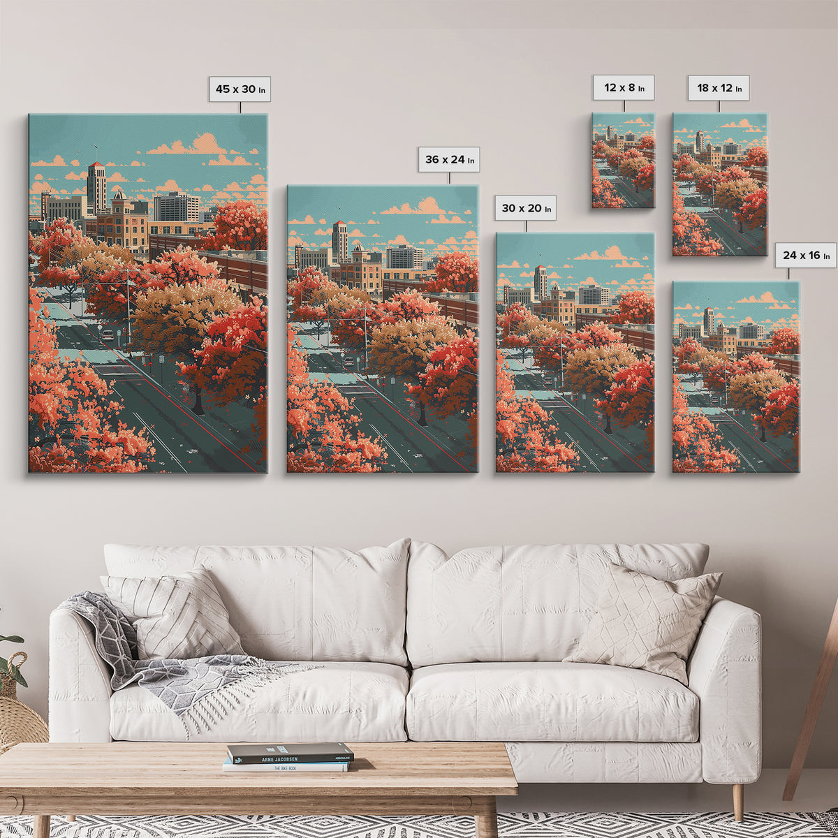Grand Prairie Travel Poster, Canvas Print, Travel Art Print, Modern Wall Decor, Poster Print, City Art Print, Travel Decor, Wall Art