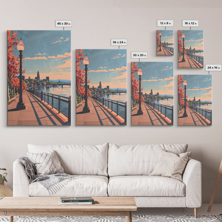 Hartford Travel Poster, Canvas Print, Travel Wall Art, City Wall Art, Art Print, Travel Prints, Travel Art Print, City Travel Poster