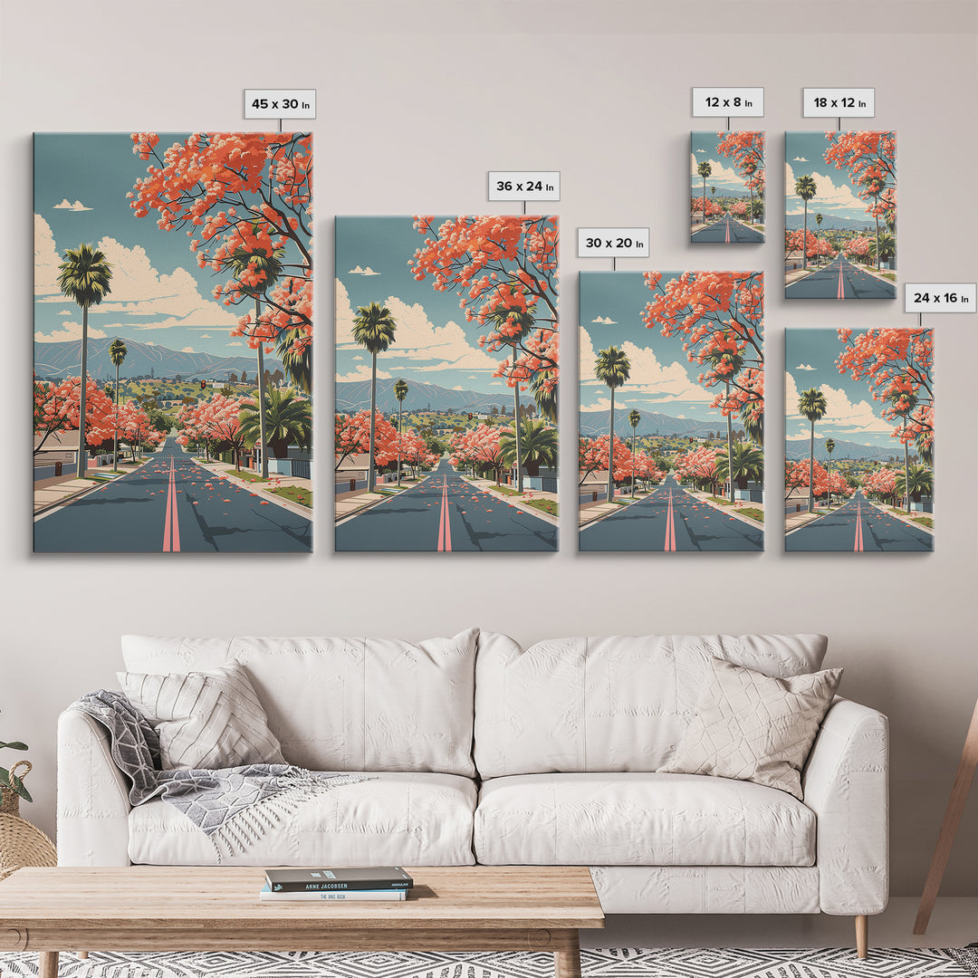 Jurupa Valley Travel Poster, Canvas Print, City Travel Poster, Vintage City Poster, Retro Wall Art, Gallery Wall Set, Vintage Poster