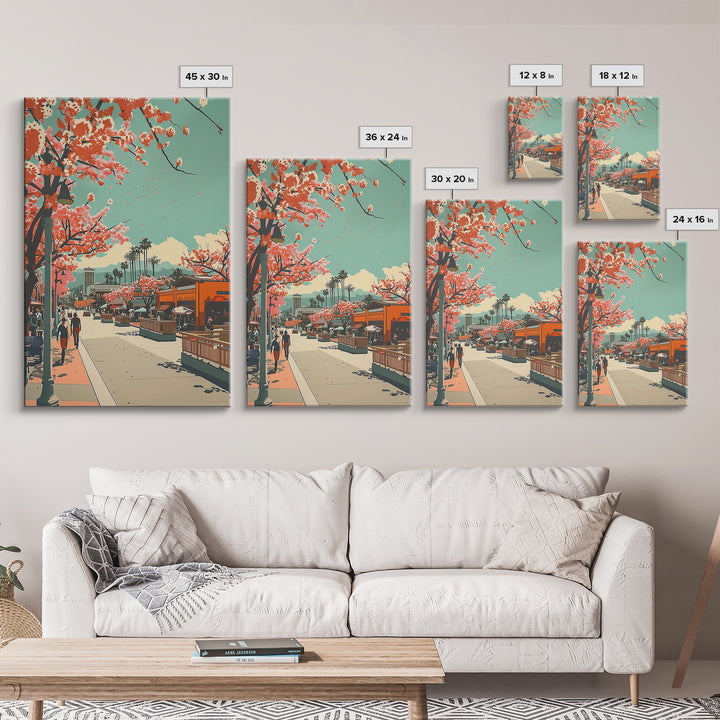 Moreno Valley Travel Poster, Canvas Print, Vintage Travel Print, City Wall Art, City Travel Poster, Travel Posters, Travel Art Print