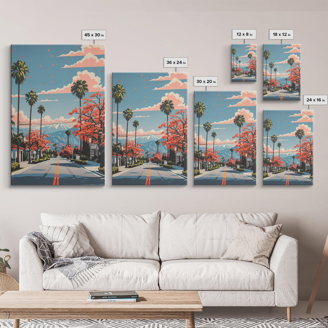 Murrieta Travel Poster, Canvas Print, Poster Print, Travel Wall Art, Travel Print, Art Print, Home Office Decor, Retro Travel Poster