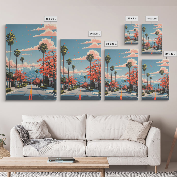 Murrieta Travel Poster, Canvas Print, Poster Print, Travel Wall Art, Travel Print, Art Print, Home Office Decor, Retro Travel Poster