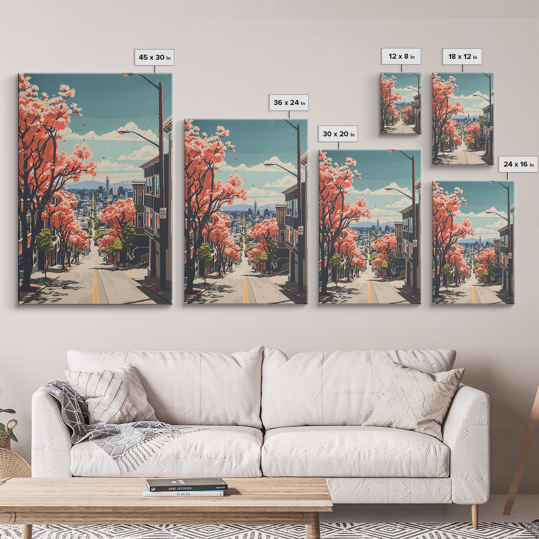 San Mateo Travel Poster, Canvas Print, City Art Print, Travel Wall Art, Home Decor, Poster Art, Living Room Wall Art, Travel Posters