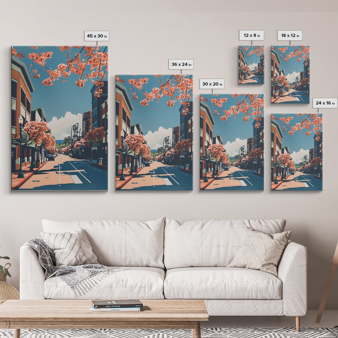 Santa Clara Travel Poster, Canvas Print, Travel Wall Decor, Minimalist Poster, Travel Wall Art, Poster Print, Wall Art, Travel Decor