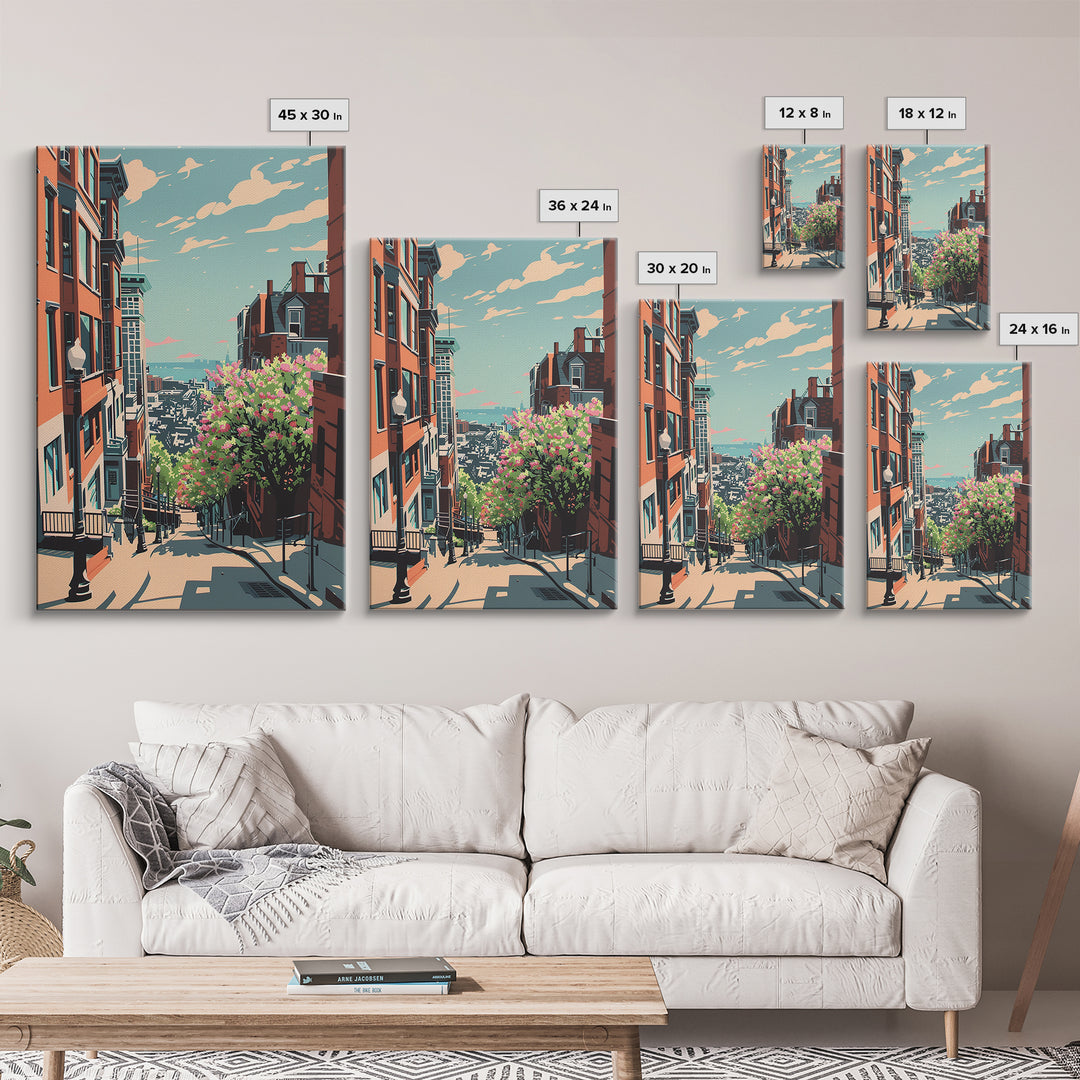 Stamford Travel Poster, Canvas Print, City Travel Poster, Travel Wall Art, Travel Decor, Landscape Art, Poster Print, Travel Posters