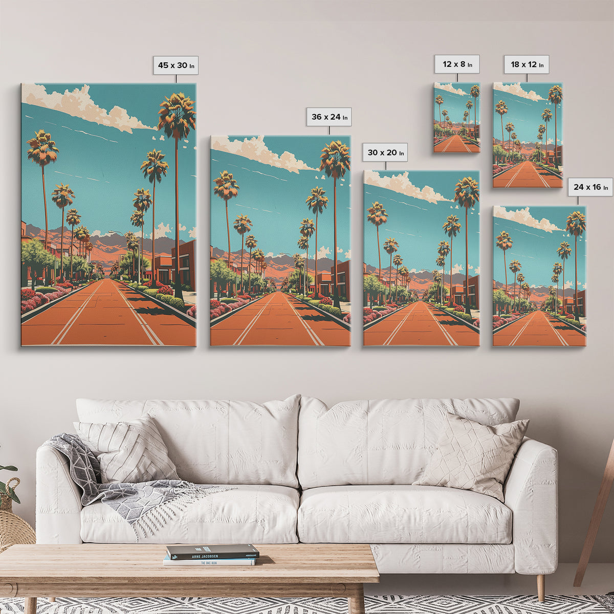 Surprise Travel Poster, Framed Canvas Print, Travel Art Print, Modern Wall Decor, Travel Posters, Colorful Wall Art, Travel Wall Art