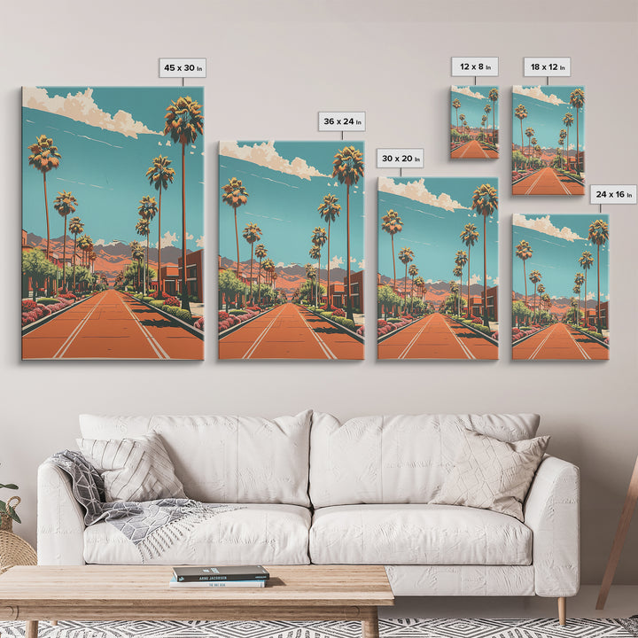 Surprise Travel Poster, Framed Canvas Print, Travel Art Print, Modern Wall Decor, Travel Posters, Colorful Wall Art, Travel Wall Art