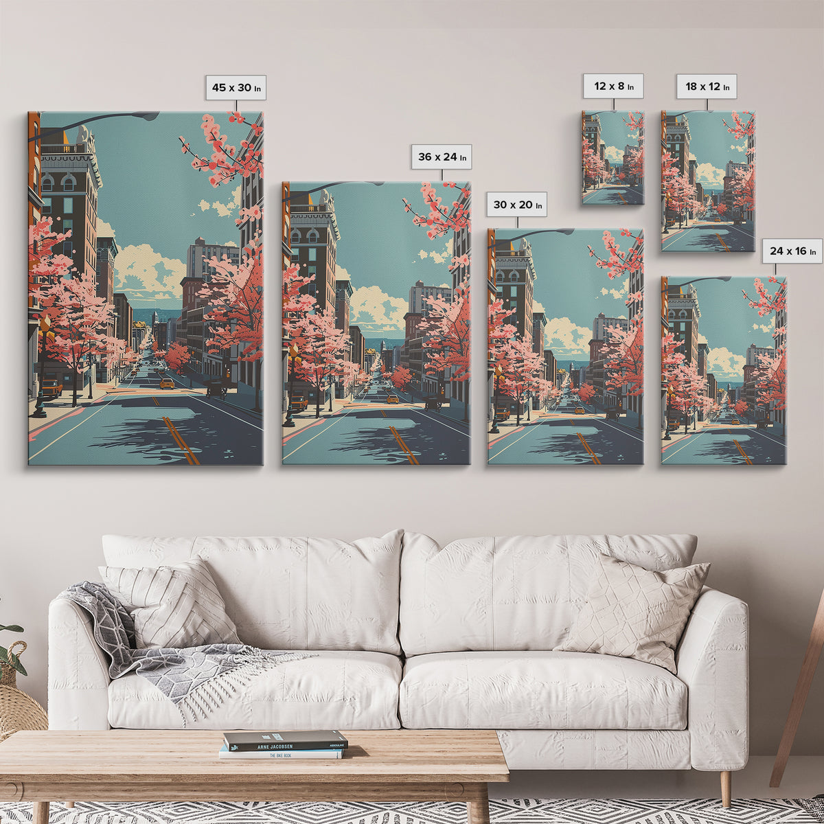 Syracuse Travel Poster, Canvas Print, City Travel Poster, Travel Wall Art, Watercolor Cityscape, Landscape Art, Living Room Wall Art