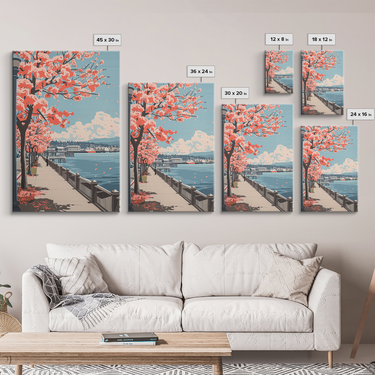 Vallejo Travel Poster, Canvas Print, Travel Wall Art, City Wall Art, Poster Print, Mid Century Wall Art, Wall Art, Minimalist Poster