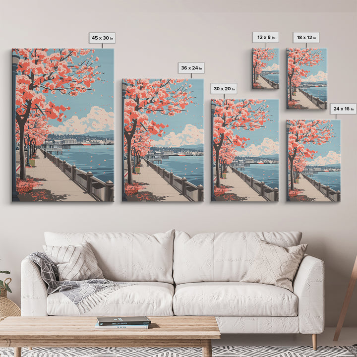 Vallejo Travel Poster, Canvas Print, Travel Wall Art, City Wall Art, Poster Print, Mid Century Wall Art, Wall Art, Minimalist Poster