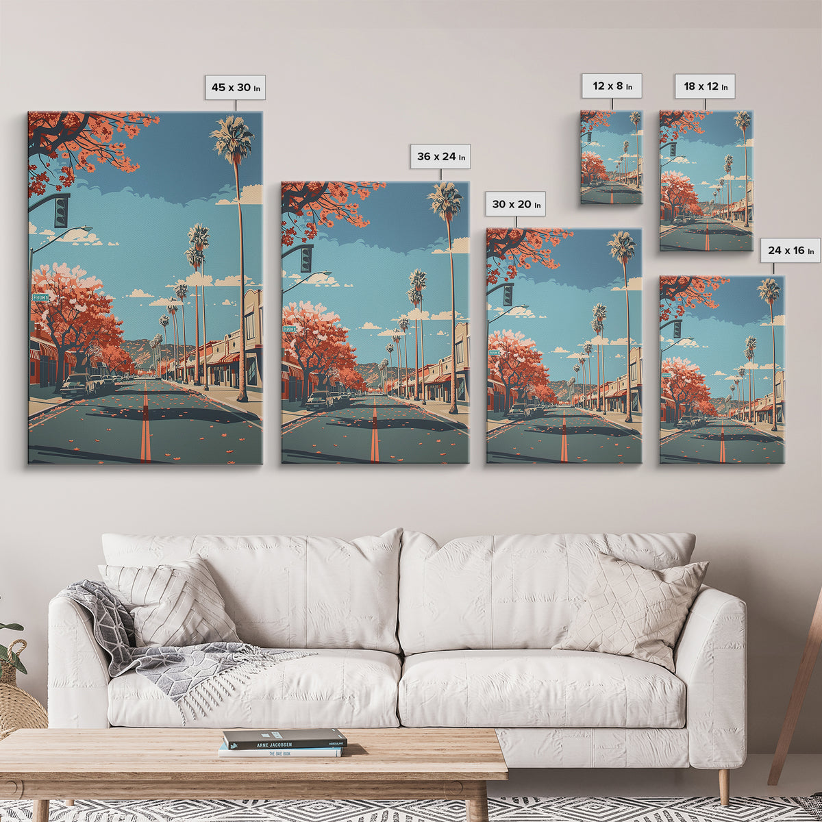 Victorville Travel Poster, Framed Canvas Print, Retro Travel Poster, City Wall Art, Vintage Poster, Retro Travel Print, Travel Print