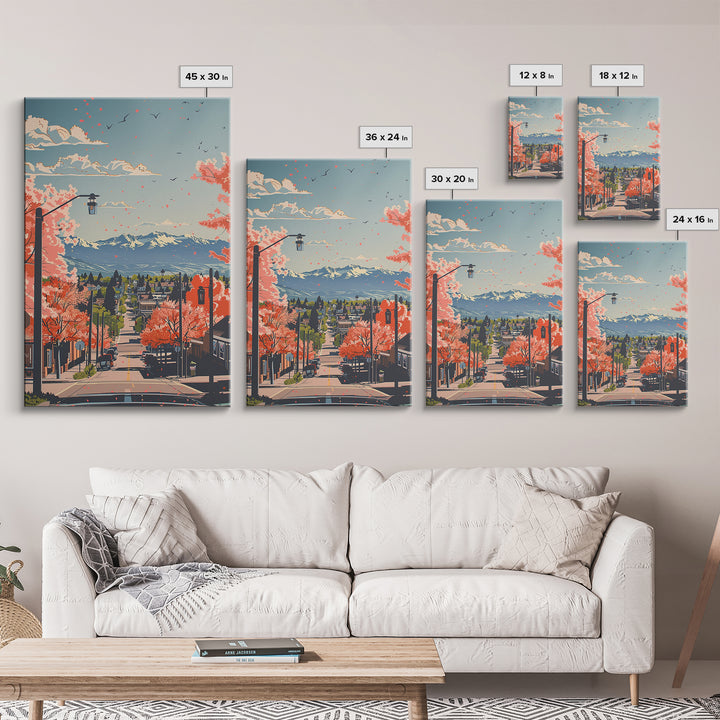 Westminster Travel Poster, Canvas Print, Poster Print, Travel Wall Art, Art Print, Wanderlust Gift, City Illustration, Travel Prints