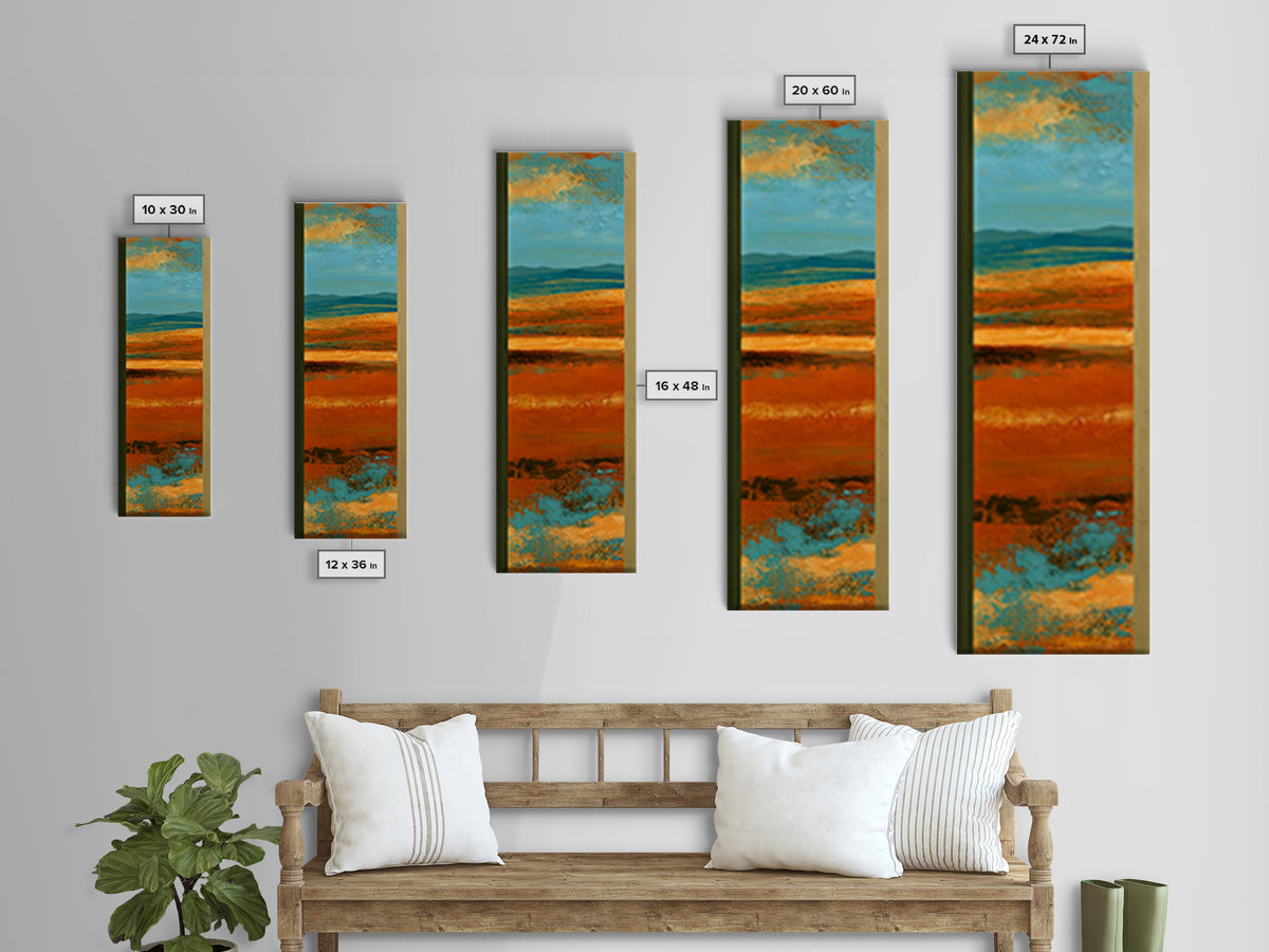 Ancient Desert Petroglyph Design Canvas Print, Desert Art, Home Decor, Southwestern Decor, Fine Art, Desert, Printable Art, DES-1x3-9