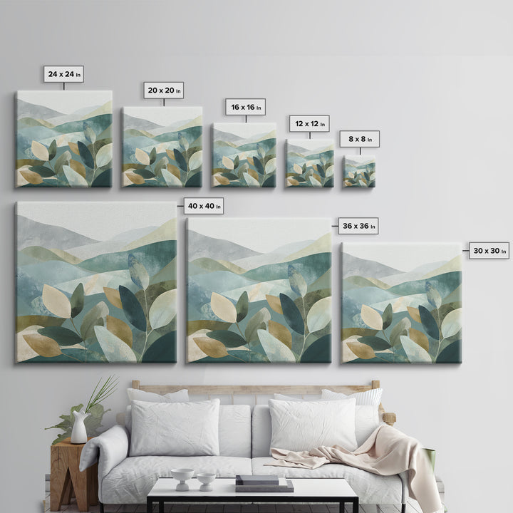 Happy Jungle Animals Framed Canvas Print, Dental Office Art, Dental Assistant, Office Decor, Fine Art, Calm, Gallery Decor, DOA-1x1-38