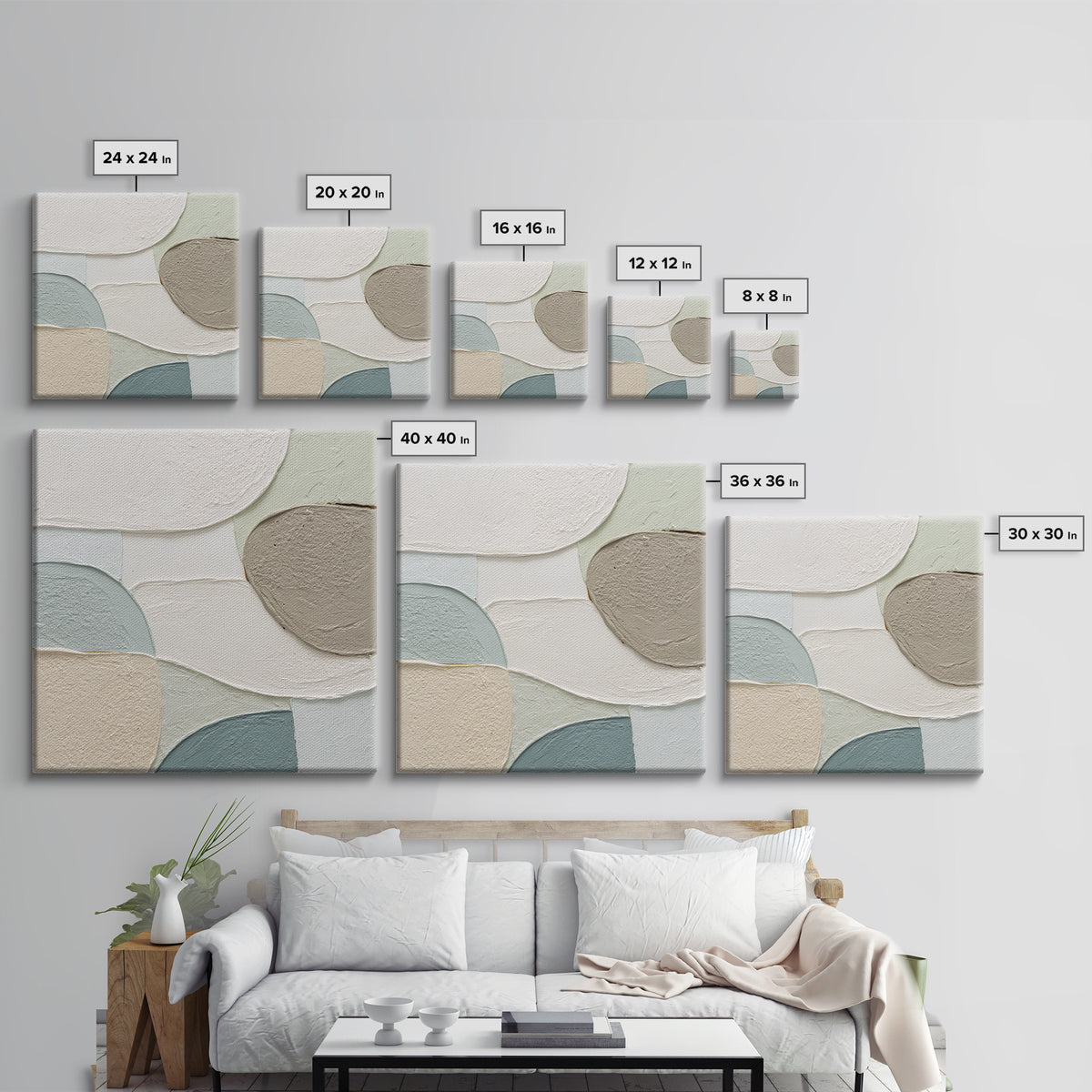 Minimal Line Faces Framed Canvas Print, Dental Office Art, Dental Hygiene, Office Decor, Fine Art, Calm, Medical Office Art, DOA-1x1-64