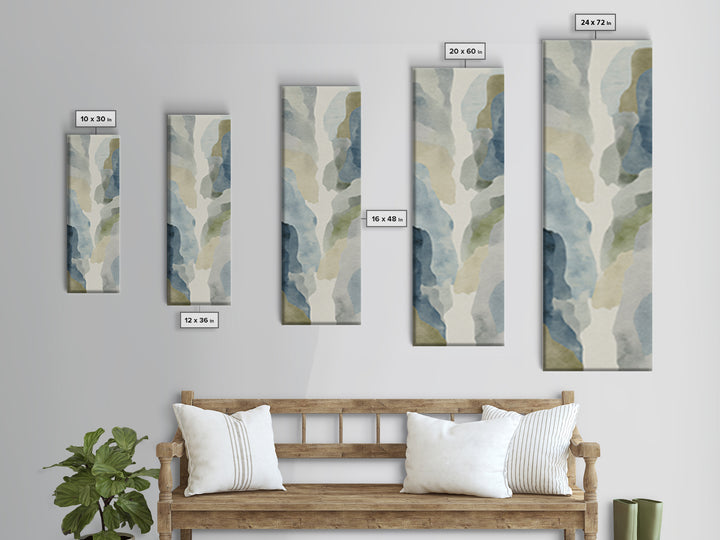 Minimal Line Faces Canvas Print, Dental Office Art, Poster, Office Decor, Fine Art, Calm, Dental Art, Digital Artwork, DOA-1x3-100