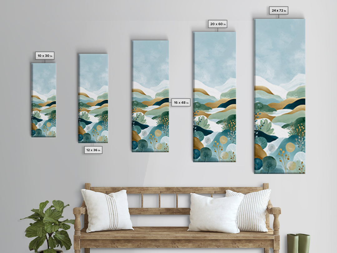 Cheerful Animal Dentist Themed Character Without Text Canvas Print, Dental Office Art, Medical Art, Office Decor, Calm, DOA-1x3-14