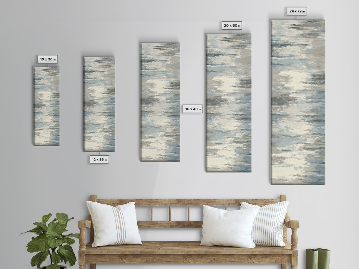 Minimal Line Faces Canvas Print, Dental Office Art, Dental Hygienist, Office Decor, Fine Art, Calm, Statement Artwork, DOA-1x3-28