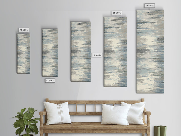 Minimal Line Faces Canvas Print, Dental Office Art, Dental Hygienist, Office Decor, Fine Art, Calm, Statement Artwork, DOA-1x3-28