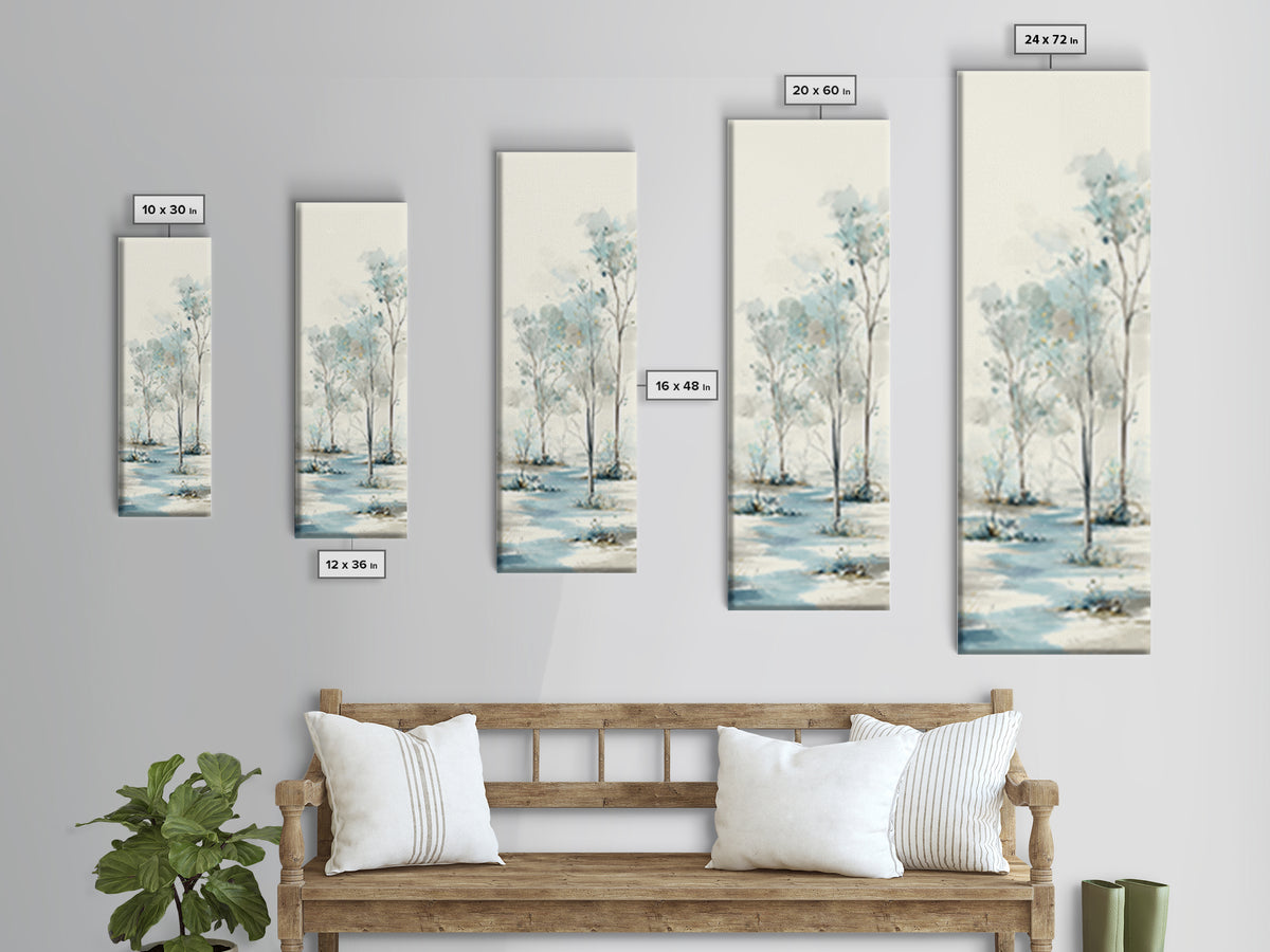 Cheerful Animal Dentist Themed Character Without Text Canvas Print, Dental Office Art, Medical Art, Office Decor, Calm, DOA-1x3-38