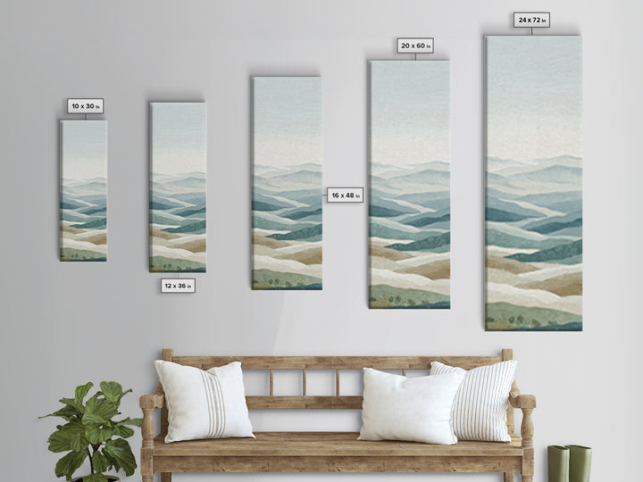 Minimal Line Faces Framed Canvas Print, Dental Office Art, Medical Decor, Office Decor, Fine Art, Calm, Gallery Decor, DOA-1x3-4