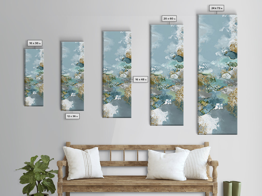 Playful Tooth Shaped Character Canvas Print, Dental Office Art, Medical Office Decor, Office Decor, Calm, Medical Office Art, DOA-1x3-42