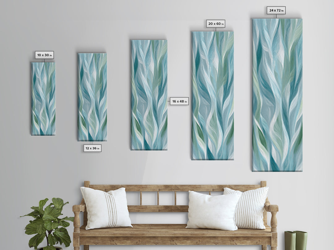 Abstract Water Ripple Pattern Canvas Print, Dental Office Art, Dental Office Decor, Office Decor, Abstract Art, Calm, DOA-1x3-49