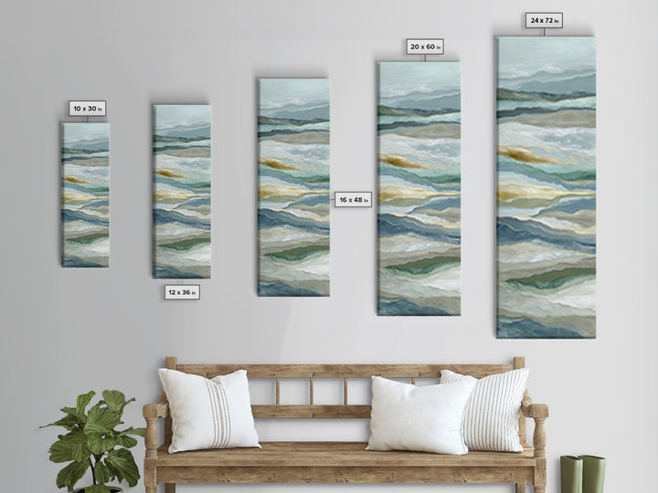 Clean Marble Texture Canvas Print, Dental Office Art, Gallery Decor, Office Decor, Abstract Art, Calm, Minimalist Decor, DOA-1x3-60