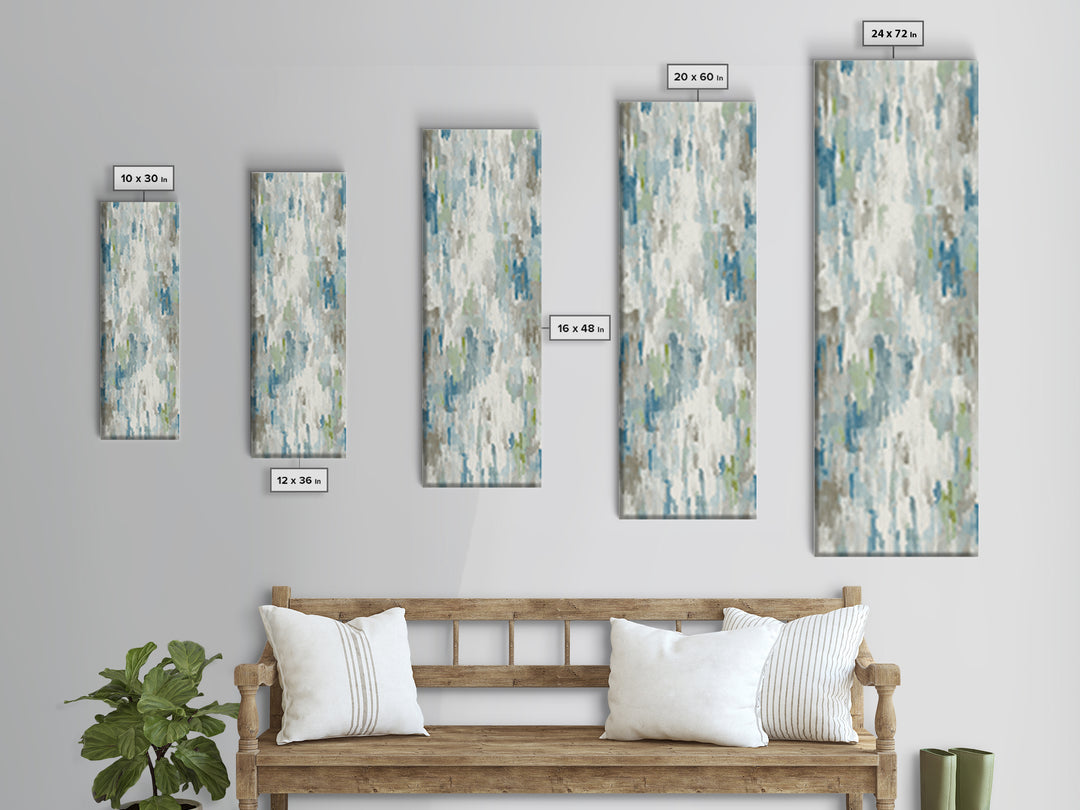 Playful Tooth Shaped Character Canvas Print, Dental Office Art, Dental Office, Office Decor, Abstract Art, Calm, Room Decor, DOA-1x3-90