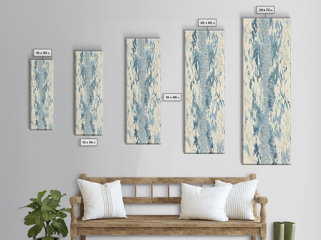 Abstract Water Ripple Pattern Canvas Print, Dental Office Art, Dental Office Decor, Office Decor, Fine Art, Calm, Science Art, DOA-1x3-97
