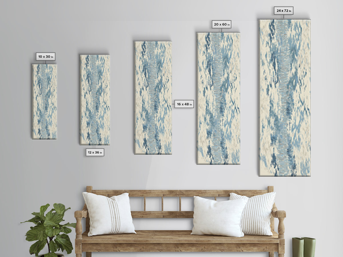 Abstract Water Ripple Pattern Canvas Print, Dental Office Art, Dental Office Decor, Office Decor, Fine Art, Calm, Science Art, DOA-1x3-97