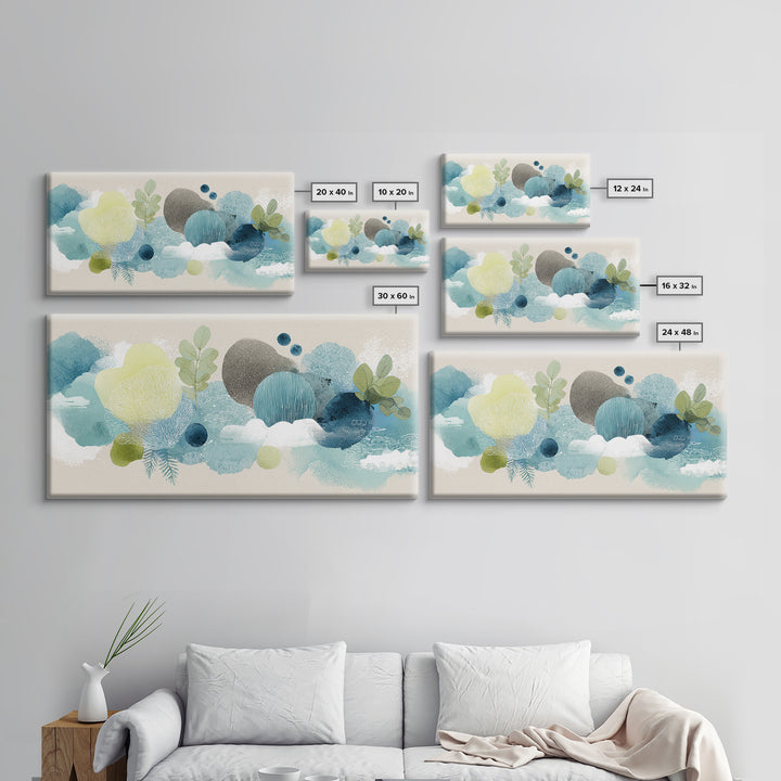 Playful Tooth Shaped Character Canvas Print, Dental Office Art, Dental Office, Office Decor, Fine Art, Calm, Room Decor, DOA-2x1-2