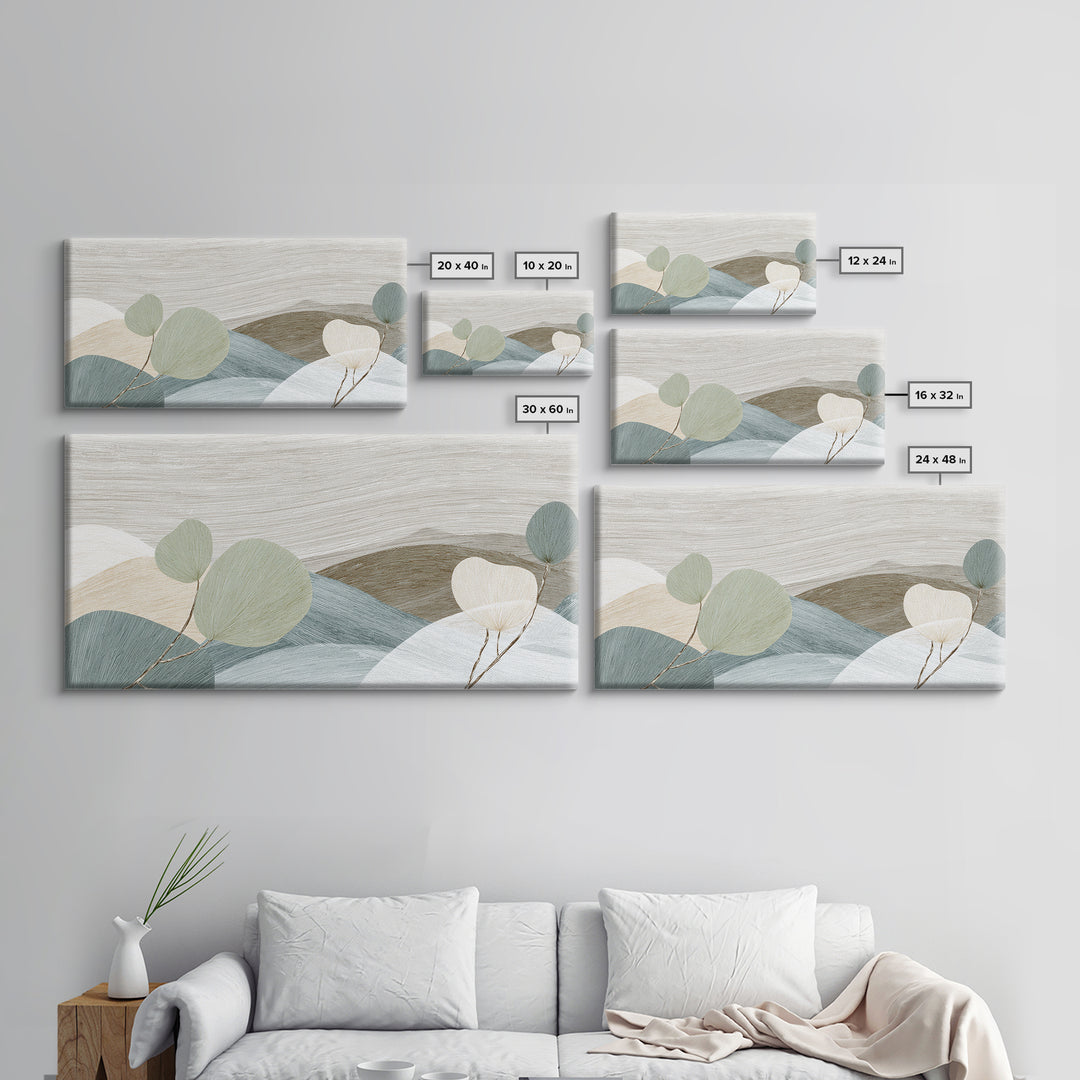 Minimal Line Faces Canvas Print, Dental Office Art, Minimalist Decor, Office Decor, Fine Art, Calm, Motivational Poster, DOA-2x1-36