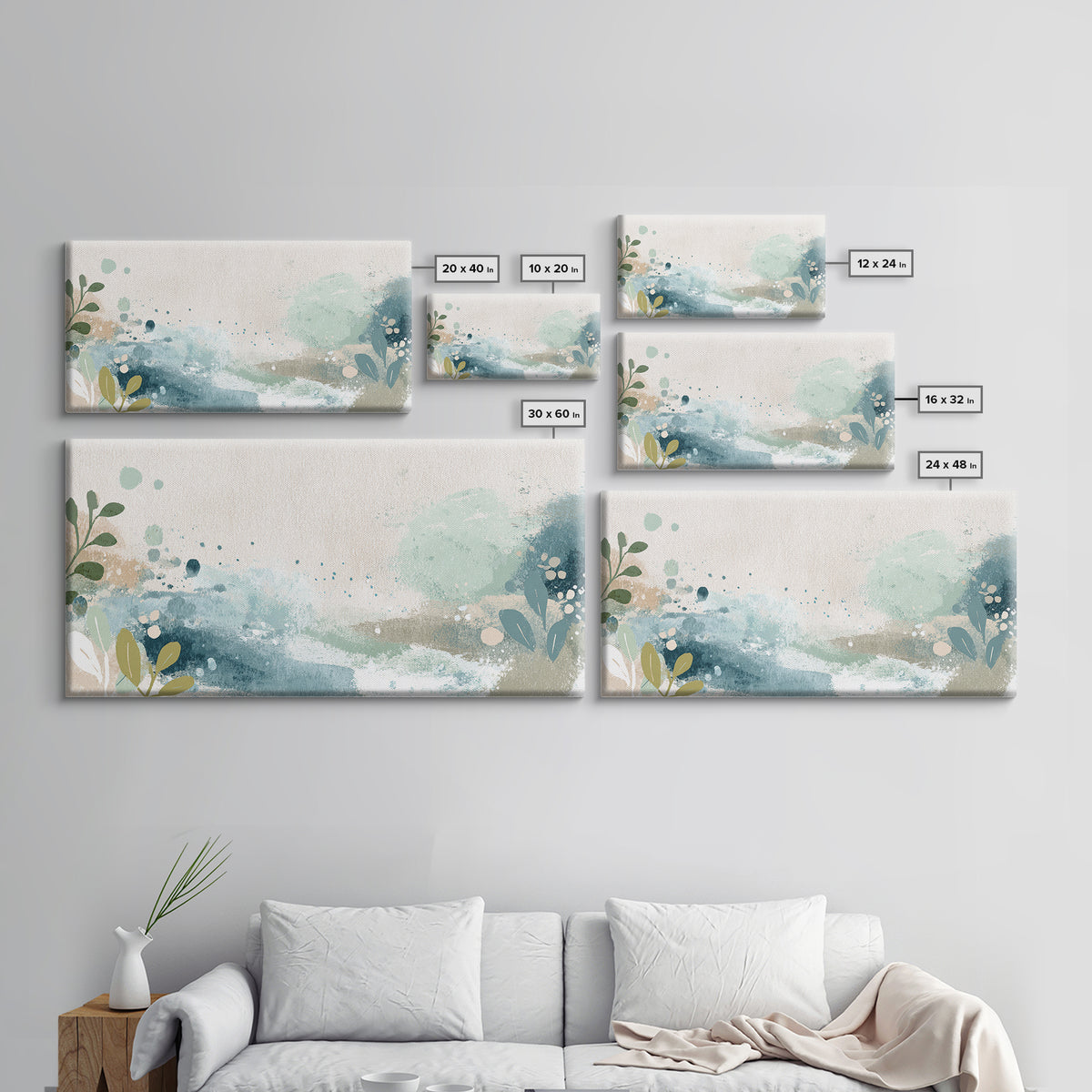 Playful Tooth Shaped Character Framed Canvas Print, Dental Office Art, Modern Decor, Office Decor, Fine Art, Calm, Poster, DOA-2x1-50