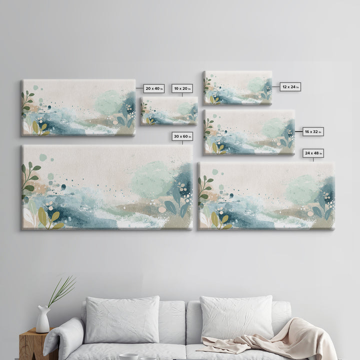 Playful Tooth Shaped Character Framed Canvas Print, Dental Office Art, Modern Decor, Office Decor, Fine Art, Calm, Poster, DOA-2x1-50