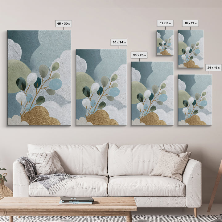 Playful Tooth Shaped Character Canvas Print, Dental Office Art, Art Print, Office Decor, Fine Art, Calm, Unique Wall Art, DOA-2x3-86