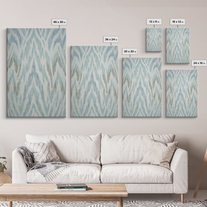 Abstract Water Ripple Pattern Framed Canvas Print, Dental Office Art, Room Decor, Office Decor, Abstract Art, Calm, DOA-2x3-93
